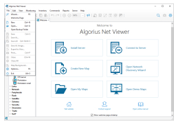 Net Viewer - file-menu