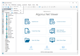 Net Viewer - monitoring-menu