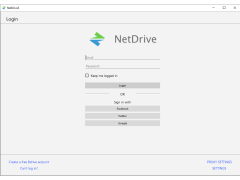 NetDrive - main-screen