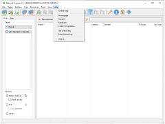 Network Scanner - help-menu