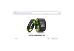 Nike+ Connect - starting-up