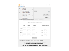 NVIDIA BIOS Editor (NiBiTor) - tools-menu