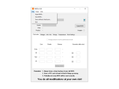 NVIDIA BIOS Editor (NiBiTor) - file-menu