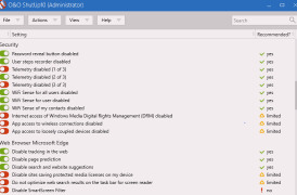 O&O ShutUp10 - Screenshot 2