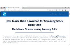 ODIN Samsung - how-to-use