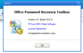 Office Password Recovery Toolbox screenshot 2