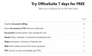 OfficeSuite screenshot 3