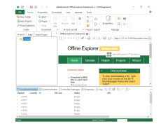 Offline Explorer Enterprise - main-screen