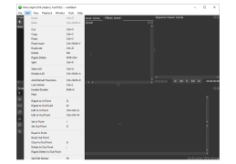 Olive Video Editor - edit-menu