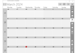 One Calendar - main-screen