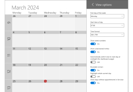 One Calendar - view-options