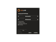 OnLive - settings