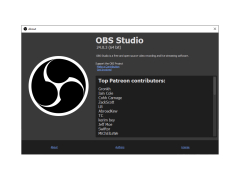 Open Broadcaster Software - about-application