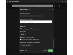 Open Video Downloader - advanced-settings