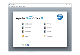 OpenOffice - main-screen