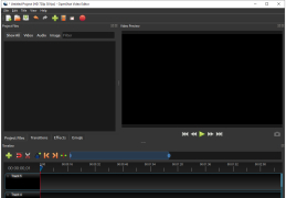 OpenShot Video Editor - main-screen