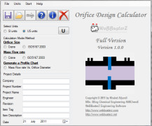 Orifice Design Calculator screenshot 1