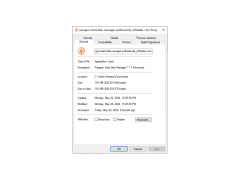Paragon Hard Disk Manager Professional - properties