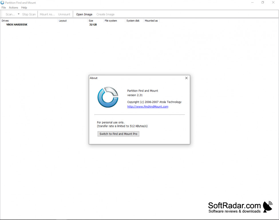 partition find and mount download free