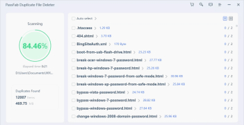 PassFab Duplicate File Deleter - Screenshot 2