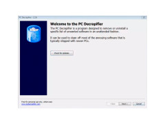 PC Decrapifier - welcome-screen