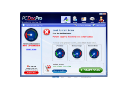 PC Doc Pro (formerly PC Doctor Pro) - scan-screen