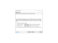 PC Screen Watcher - visibility-setup