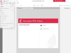 PDF Editor - file-menu