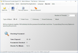 PDF Password Cracker screenshot 1