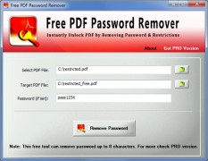 PDF Password Remover screenshot 1