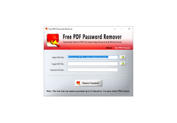 PDF Password Remover - main-screen