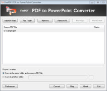 PDF to PowerPoint Converter screenshot 1