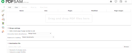 PDFsam Basic - Screenshot 1