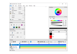 Pencil2D Animation - file-menu