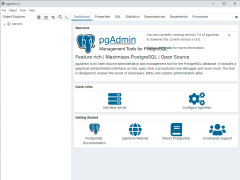 pgAdmin 4 - main-screen