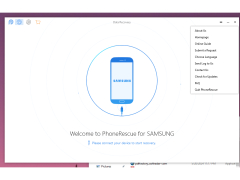 PhoneRescue for SAMSUNG - menu