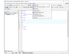 PHP Expert Editor - help-menu