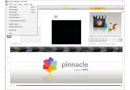 Pinnacle VideoSpin - file-menu