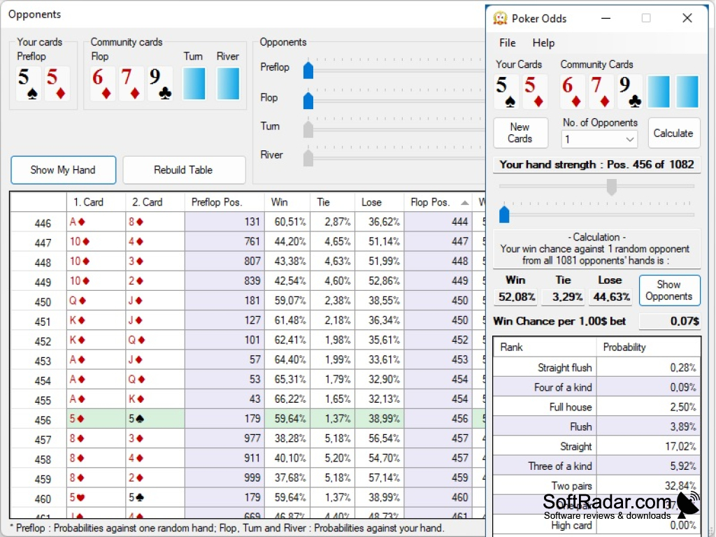Download Poker Odds Calculator for Windows 11, 10, 7, 8/8.1 (64 bit/32 bit)