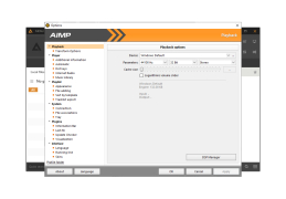 Portable AIMP - preferences