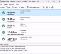 Portable Free Alarm Clock - Screenshot 1