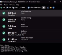 Portable Free Alarm Clock - Screenshot 2