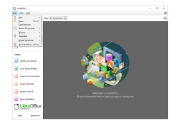 Portable LibreOffice - file-menu