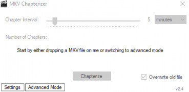 Portable MKV Chapterizer screenshot 1