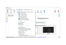 Portable MobaXterm - tools-menu