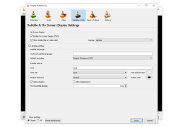 Portable VLC Media Player - subtitles-settings