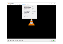 Portable VLC Media Player - tools-menu