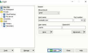Portable WinSCP - Screenshot 3