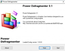 Power Defragmenter screenshot 1