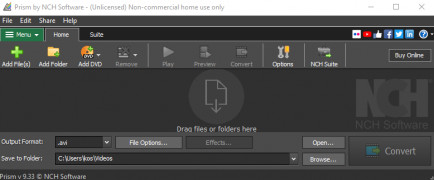 Prism Video Converter screenshot 1